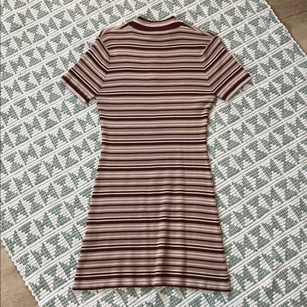 tea & cup Women's Ribbed Knit Mini Dress - Size L - Picture 2 of 7